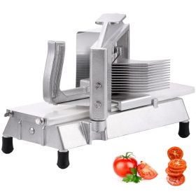 Commercial And Home Sharp Blades Restaurant Manual Tomato Slicer (Color: Silver, size: 3/16")