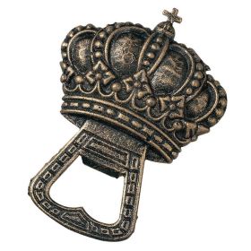 Bar Gift Elegant And Refined Design Cast Iron Bottle Opener (Shape: The King's Crown, Color: As pic show)