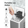 26lbs/24h Portable Countertop Ice Maker Machine with Scoop