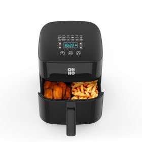 OHHO, Household Multifunctional Air Fryer, OH-AFD07, Low-fat Healthy Fryer, Accurate Temperature Control, Double Color, 7.5L (Color: black)