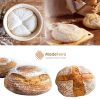 11-Inch Round Banneton Bread Proofing Baskets | With Dough Scraper and Liner