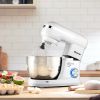 4.8 Qt 8-speed Electric Food Mixer with Dough Hook Beater