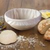 11-Inch Round Banneton Bread Proofing Baskets | With Dough Scraper and Liner