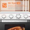 WEESTA Air Fryer Toaster Oven 24 Quart - 7-In-1 Convection Oven with Air Fry, Roast, Toast, Broil & Bake Function - Air Fry Toaster Oven for Counterto