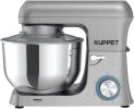 Stand Mixer, KUPPET Stainless Steel Mixer 6.5-QT, kitchen Mixer 6-Speeds Tilt-Head Food Mixer with Dough Hook, Wire Whip & Flat Beater, Splash Guard f