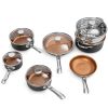 Home Daily Delicacies Pot 12-Piece Safe Non-Stick Cookware Set