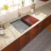 Lordear Undermount  Stainless Steel Kitchen Sink Ledge Workstation Deep Single Bowl 16 Gauge Kitchen Sink Basin