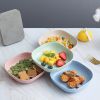 1Pcs  Salad Bowl Large Capacity Food Grade Versatile Dessert Snack Cake Serving Plate Household Supplies