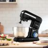 4.8 Qt 8-speed Electric Food Mixer with Dough Hook Beater