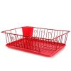 Multiful Functions Houseware Kitchen Storage Stainless Iron Shelf Dish Rack