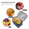 1.5L 40W Electric Heating Lunch Box Food Warmer Stainless Steel Container Portable Food Heat Up for Office Home Car