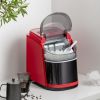 Commerial Bar Countertop Ice Maker W/ Self-Cleaning And Flip Lid