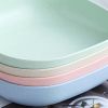 1Pcs  Salad Bowl Large Capacity Food Grade Versatile Dessert Snack Cake Serving Plate Household Supplies