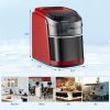 Commerial Bar Countertop Ice Maker W/ Self-Cleaning And Flip Lid