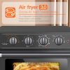 WEESTA Air Fryer Toaster Oven 24 Quart - 7-In-1 Convection Oven with Air Fry, Roast, Toast, Broil & Bake Function - Air Fry Toaster Oven for Counterto